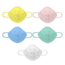 [판다스] 국산 국내산 힐타임 초소형 귀편한 얼큰이 일회용 비말차단 대형 특대형 빅 사이즈 라이트 여름 패션 개별포장 아동 어린이 이쁜 컬러 냥냥이 쪼꼬 마스크, [냥냥] 핑크 25매, 핑크 25매