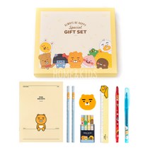 홈앤키즈 카카오프렌즈 문구세트 실속형 어린이 초등학생 학생 선물 단체선물 카카오 학용품세트 웰컴키트, 카카오 문구세트 실속형_라이언