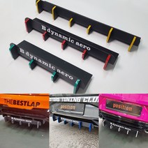 리어 디퓨저 범퍼 카나드윙 공용 에어로윙 립댐 B dynamic aero 바디킷 반사 라인스티커 프론트댐, 리어디퓨저 대형80cm(레드라인1.5m+네임스티커)