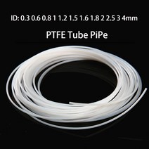 배관 PTFE 튜브 ID 0.3 0.6 0.8 1 1.2 1.5 1.6 1.8 2 2.5 3mm 필라멘트 고온 내식성 3d 프린터 부품 파이프 J-헤드, 16 ID 1.6xOD 3.2mm