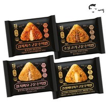 까박 국산쌀로 만든 간편 주먹밥 12개, 주먹밥_01.주먹밥4종 각 3봉씩 총12개
