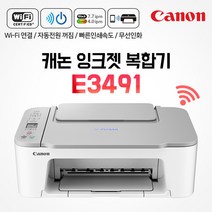JJ 캐논 이코노믹 잉크젯 복합기 E3491 잉크포함
