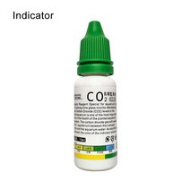 Aquarium CO2 Indicator Solution Monitor Plants Grass System Concentration Fish Tank Liquid Tester Fl, 01 15ml Indicator