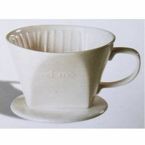 도모도자기드립퍼 실용적인 화이트 커피드리퍼 핸드드립, 단일속성