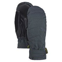 버튼 여성용 미트 스마트폰터치 스노우보드 장갑, 블랙