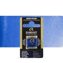 램브란트 전문가 수채화물감 고체 물감 낱색 /옵션선택, 511 Cobalt Blue