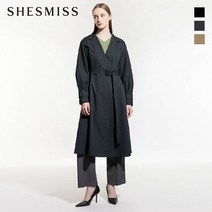 [쉬즈미스(SHESMISS)] [쉬즈미스] 코튼 벨티드 트렌치코트_SWWBYM31060_B