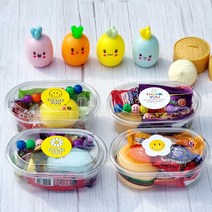 어린이집 생일선물 답례품 말랑이 구디백 간식 5종 세트 영어 유치원 크리스마스 학원 단체 영유 초등학생 친구 졸업 입학 수료 할로윈 몰랑이 교회 학교 장난감 과자 포장, 4. 야광 원숭이말랑이, 6. 스마일생일