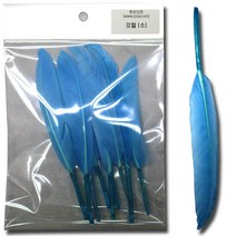 살구통 깃털 줄깃털 만들기재료 레인보우깃털, 깃털 소 하늘