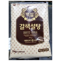 황설탕 백설 3kg x 6개 업소용 대용량 설탕