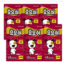 요요쉬 강아지 배변패드 소형6P 흡수력 국산, 요요쉬패드 와인소형50매X6P