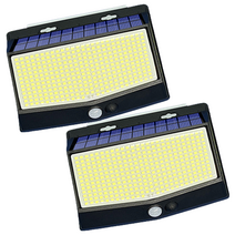 일상애착 태양광 센서 외부벽등 야외조명 468칩 LED, 2개