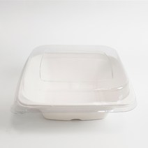 L-011 백색 펄프사각볼 용기400개+뚜껑400개 24oz, L-011 용기400개+뚜껑400개