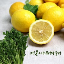 [팸쿡] 가락시장직송 레몬파슬리주스(레몬10과+이태리파슬리600g), 단품