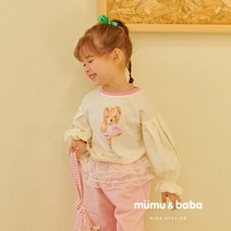뮤뮤앤바바 베어발레리나티셔츠