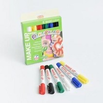 플레이컬러 페이스페인팅 일반 메탈 펜타입 / 옵션선택, 파랑