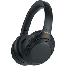 Sony 소니 NS-1000XM4 블루투스 노이즈 캔슬링 헤드폰, WH1000XM4, 블랙