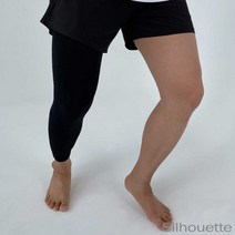 실루엣 의료용 무릎보호대 무릎아대 니슬리브, AB130 무릎보호대 블랙, 1개