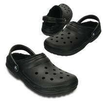 크록스 클래식 라인드 클로그 블랙 (203591_060)