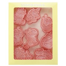 Mian Xiao Xin 비스킷 몰드 DIY 3D 입체 홈베이킹 도구 아이싱 쿠키스탬프 8종 세트, 유니콘, 1개