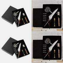 TWKL 퀼 깃털 만년필 세트 화이트