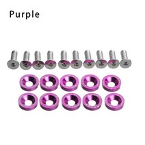 튜닝용품 스쿠터 패스너 나사 핸들 바 와셔 듀얼트론 1 2 3 썬더 이글 울트라 제로 9 부품 자동차 장식 1, 08 Purple