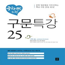 디딤돌 중학생을 위한 구문특강 25, 없음
