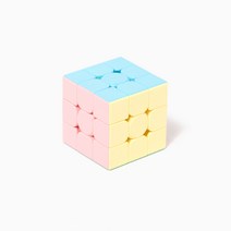 민화샵 매직 두뇌 발달 어린이 큐브 장난감, 파스텔 3X3 ULVBG0172