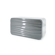 키다리아저씨 무타공 투명 가정용 뽑아쓰는 키친타올케이스 걸이 홀더 디스펜서 소형, 펄그레이, 1개