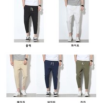 크린. 9부 봄~가을 질리지 않는 밴딩 면바지 슬림핏