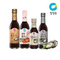 청정원 청정원 굴소스4종 골라담기 (직화파기름/대게/해물/프리미엄), 대게 굴소스 480g x 2개