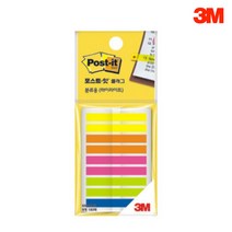 3M 포스트잇 플래그 683T-9KE 44mmX6mm 5색, 단품