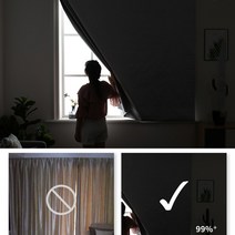 어닝 갈이 99% 차광 차양 커튼 자체 접착 천 스티커 창 양면 실버 자외선 차단, 11 W140xH180cm