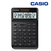 HJ 카시오 정품 일반계산기 사무용 탁상용 전자계산기 JW-200SC, JW-200SC 블랙