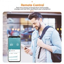 AUBESS 투야 와이파이 온도 센서 홈 커넥티드 스마트 뉴 라이프 알렉사 구글 어시스턴트와 호환, 01 WIFI Version