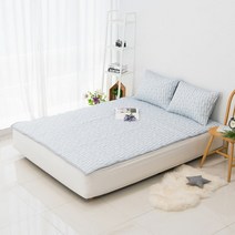 [KT알파쇼핑]킹사이즈방수패드 (먼지없는침구) 4모퉁이 밴딩처리