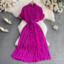 벨트 여행룩 돌잔치룩 피로연 셀프웨딩룩 수입원피스 AF