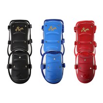 NINE 나인 풋가드 야구 양타형 타자 발등 정강이 보호대 (3색상) NFG-5000, 레드