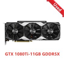 ZOTAC GTX 1080 Ti 11GB GPU 그래픽 카드 GeForce GTX1080 비디오 NVIDIA 컴퓨터 게임 데스크탑 PC RTX, 02 GTX-1808Ti-11GB