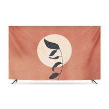 명화 티비 TV 덮개 가리개 인치 종류별 무지개 럭셔리 거실 모니터 먼지 커버 42 55 65 75 액자 풍경 HA11, 58인치 희망