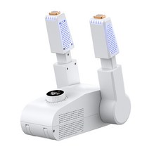 Fowod 휴대용 접이기 가능 탈취살균 신발 건조기, 흰색