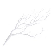 인공 나무 지점 공작 공작 산호 지점 플라스틱 식물 건조 된 나무 가정 결혼식 식탁 배열 꽃, 하얀색