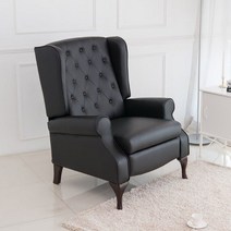 가우디꿈 윙체어 리클라이너 1인용소파, 아이보리