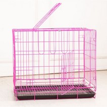 견사 대형견 강아지 길고양이 야외 집 강아지용 오버스트라이킹 개집 튼튼하고 튼튼한 대형 야외 애완 동물 케이지 판매, Pink
