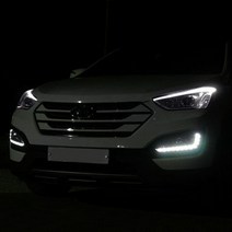 싼타페DM 데이라이트 LED 안개등 램프 주간주행등, 코너링없는타입