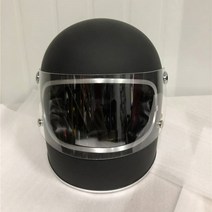 오더봇 티티앤코 TT&CO 소두핏 헬멧 톰슨 D컷 클래식 바이크 스쿠터 베스파 할리 데이비슨 경량 하이바 티티엔코 풀페이스, S, 무광 블랙