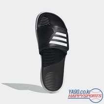 아디다스 알파바운스 2.0 슬리퍼 화이트블랙 남자 여자 벨크로 신발 GY9415