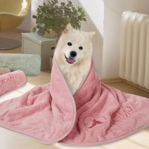 소프트 터치 애견 드라이 타월 펫타올(L사이즈), 색상:소프트 터치 애견타월 민트 L