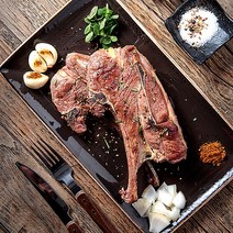 [맛있는테이블] 트러플오일과 히말라야핑크솔트로 마리네이드 된 양갈비스테이크 (램토마호크 갈비 2대), 1개, 600g