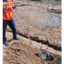 수동 쟁기 손쟁기 밭고랑 파는 농기구 경작 밭갈이, 더블 핸들 당김 쟁기넓어짐